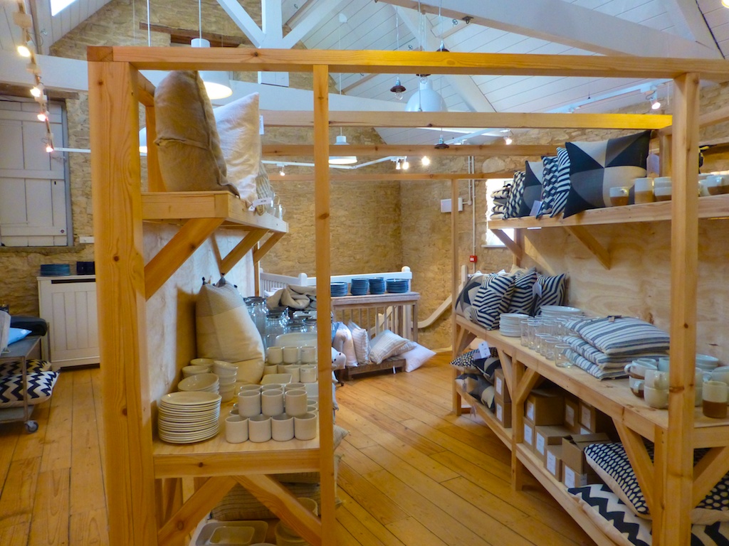 The Home shop at Daylesford Barns in the Cotswolds