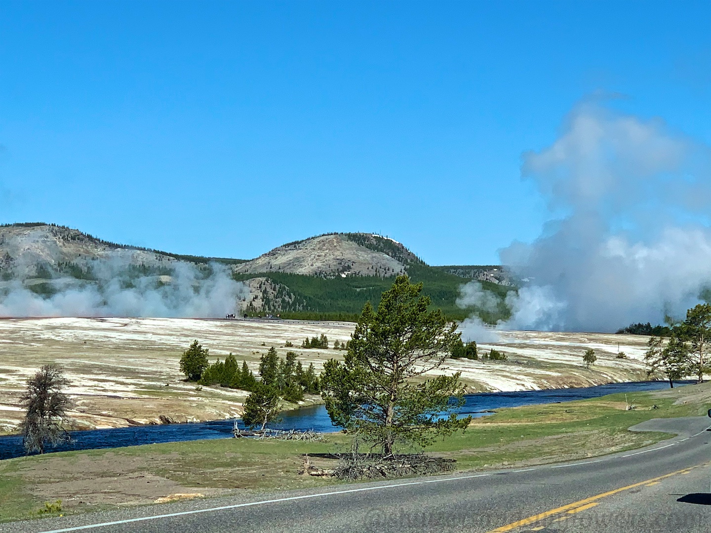 The Midway Geyser Basin, Yellowstone National Park, USA