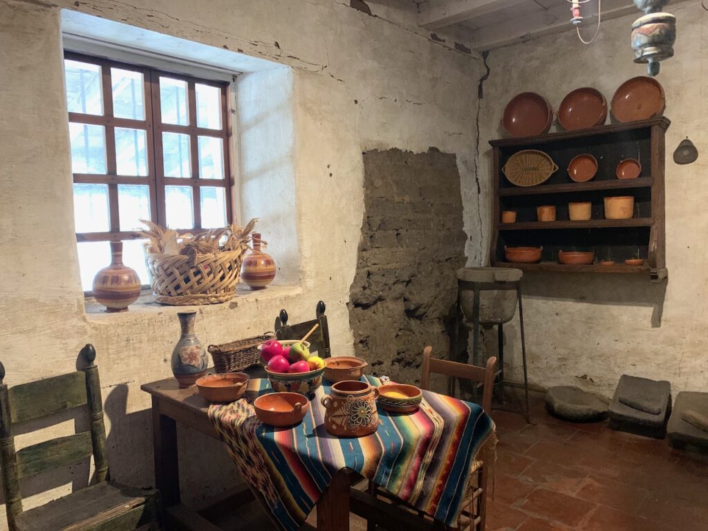The Mission Kitchen at the Carmel Mission