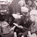 The Nazis using Enigma, first craked by the Poles in 1932