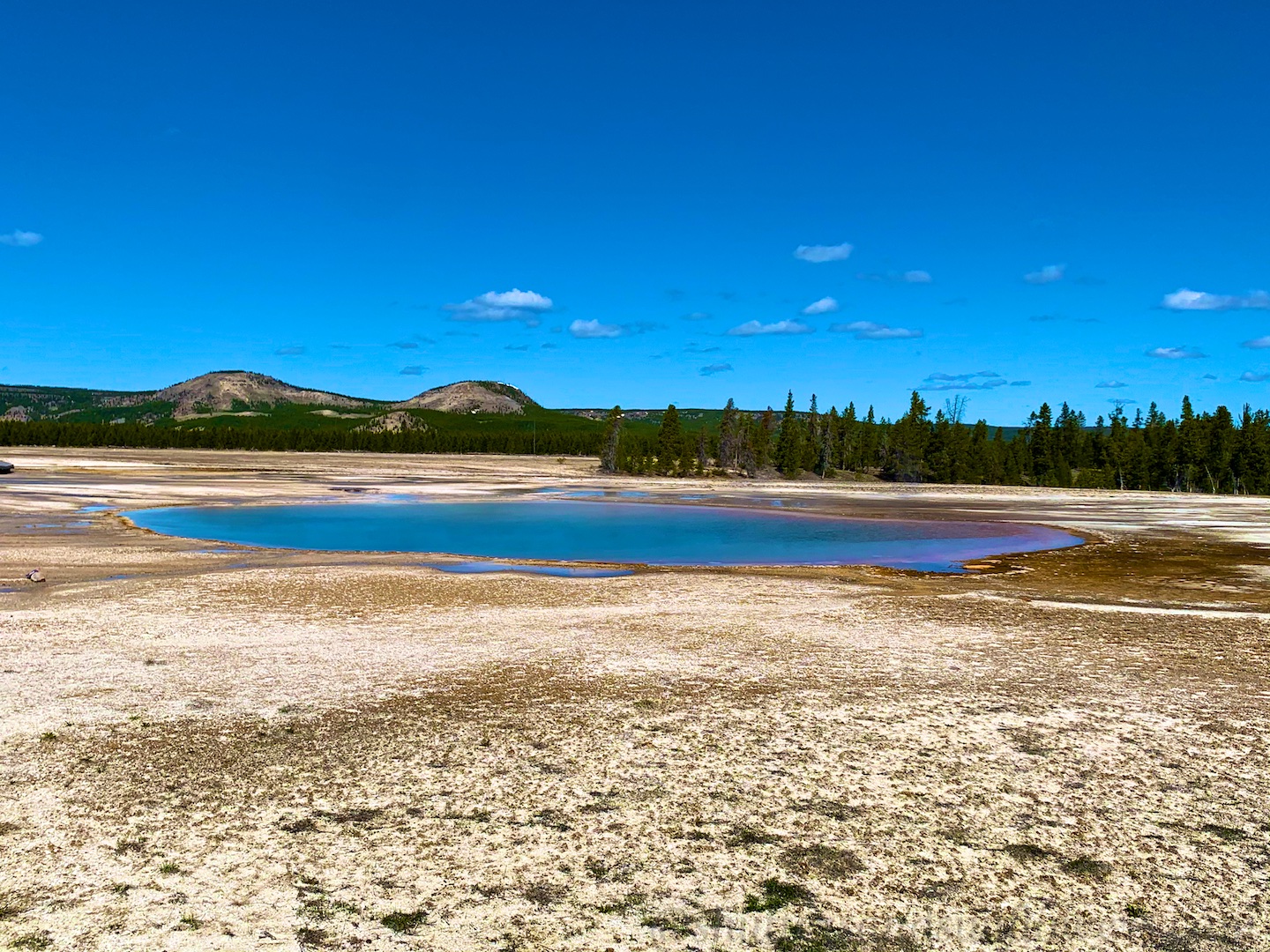 Opal Pool at Midway Geyser Basin, Yellowstone National Park, USA