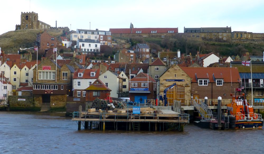 The Whitby harbour