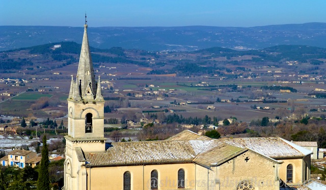 Church in Bonnieux, Luberon,Vaucluse, Provence, France