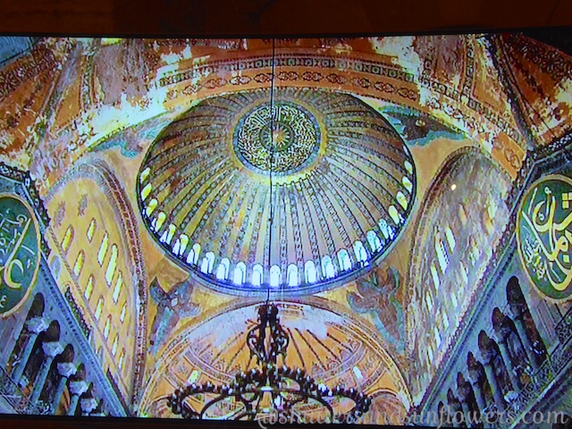 Main dome of Hagia Sophia, Istanbul, Turkey