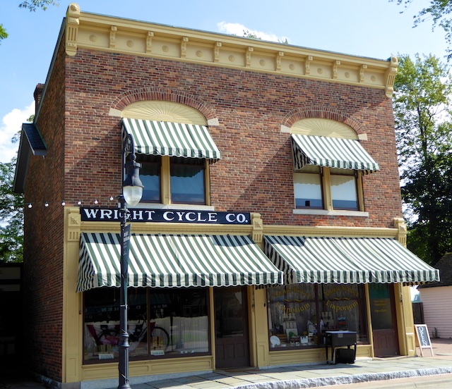 Bicycle shop,Dayton Ohio where Orville and Wilbur Wright worked