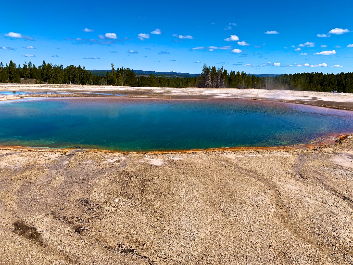 Turquoise Pool at Midway Geyser Basin, Yellowstone National Park, USA