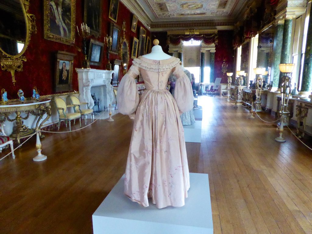 'Victoria' dresses in Gallery at Harewood House, Yorkshire, England