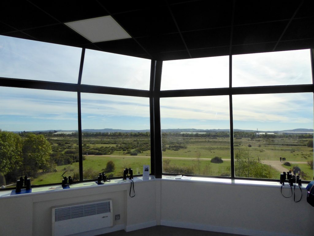 View at Control Tower at Greenham Common, near Newbury, Berkshire, England