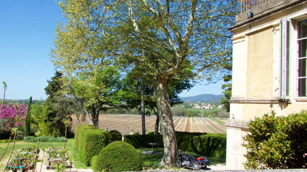 View from Le Château Constantin, Lourmarin, Luberon, Vaucluse, Provence, France