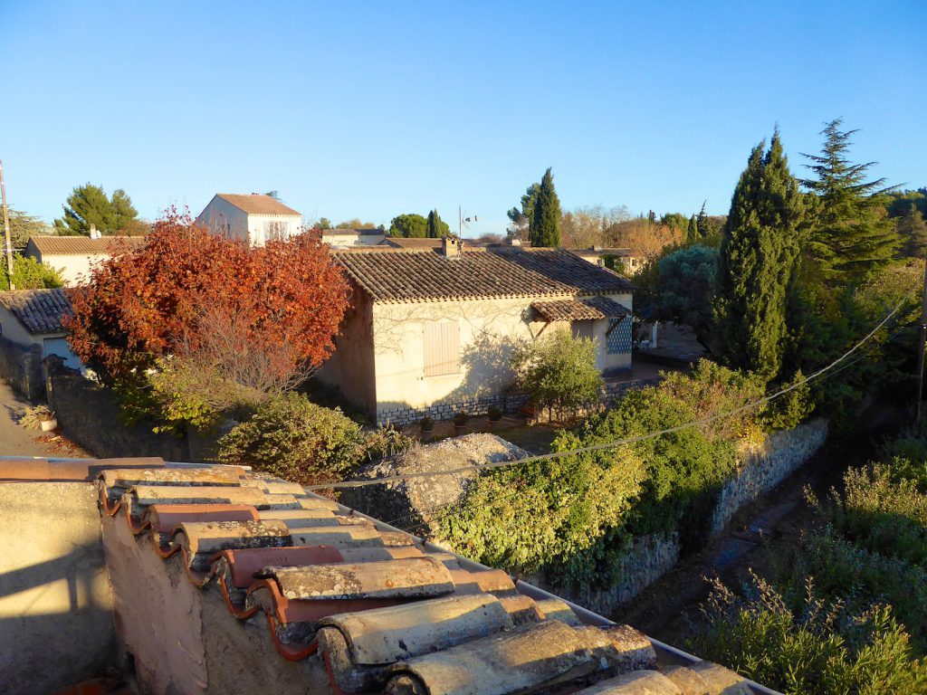 View from our terrace in Lourmarin, Luberon, Provence