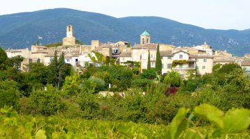 View of Lourmarin Village, Luberon, Provence, France