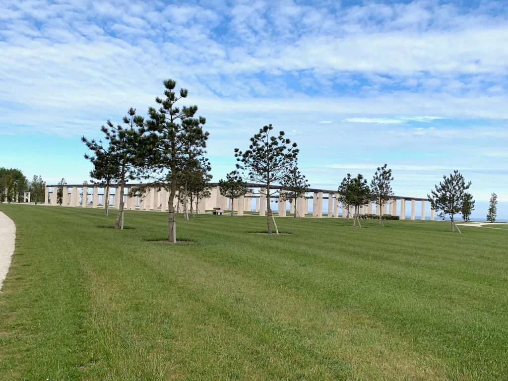 View of The British Normandy Memorial, Vers-sur- Mer, Normandy, France