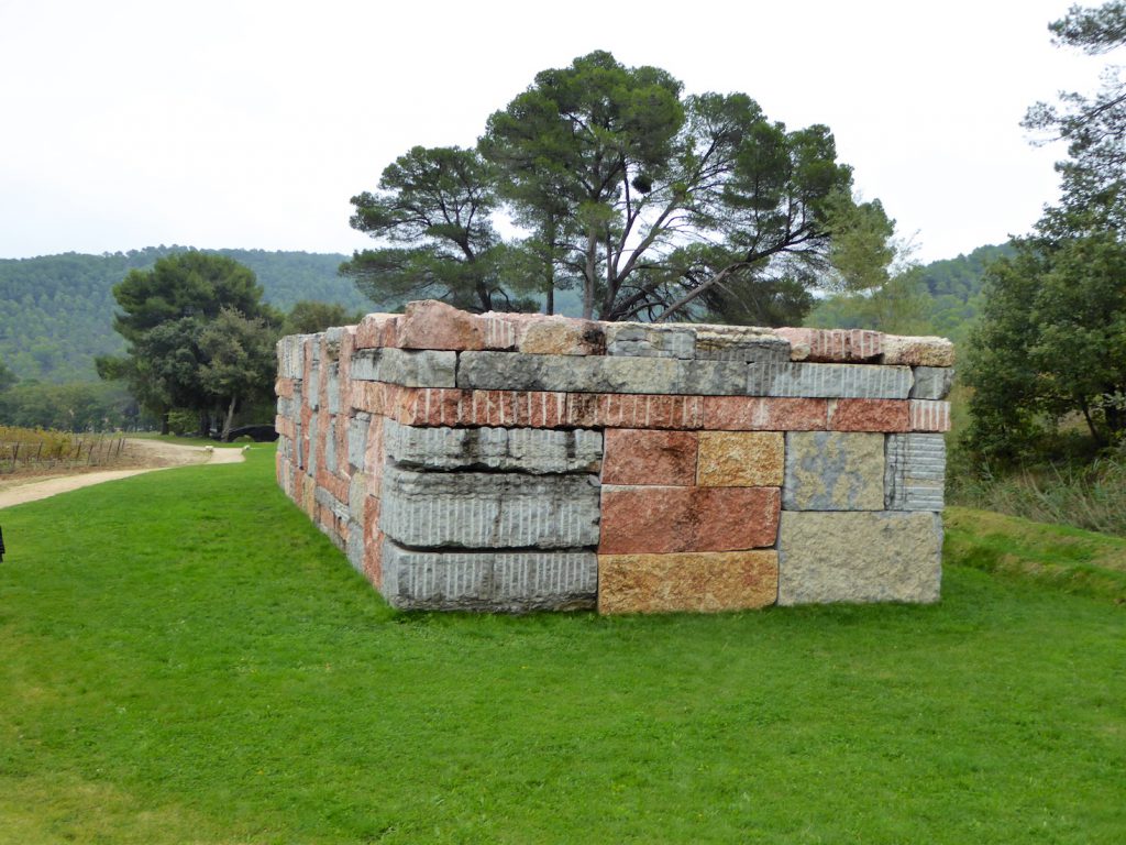 Wall of light Cubed by Sean Scully at Château La Coste, Le Puy-Sainte-Réparade, Bouches-du-Rhône, Provence, France