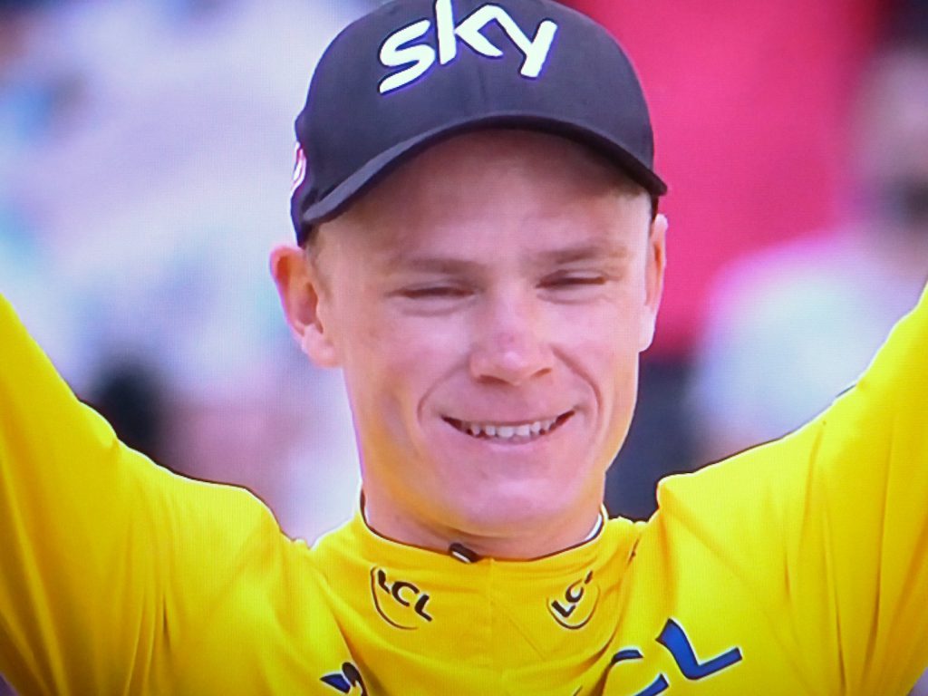 Winner of Tour de France 2017, Chris Froome