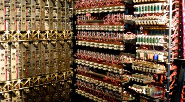 Alan Turing's Colossus, world's first computer, Bletchley Park, England